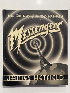 SIGNED James Hetfield Metallica Book Messengers the Guitars W/ COA AUTOGRAPH #9
